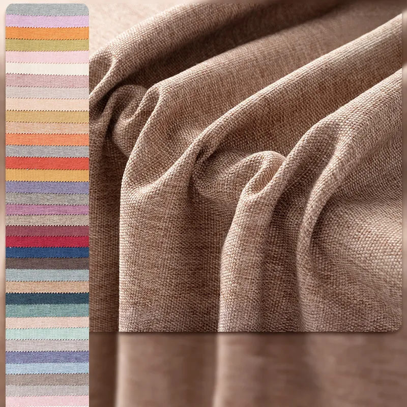 फॉक्स लिनन पडदा फॅब्रिक