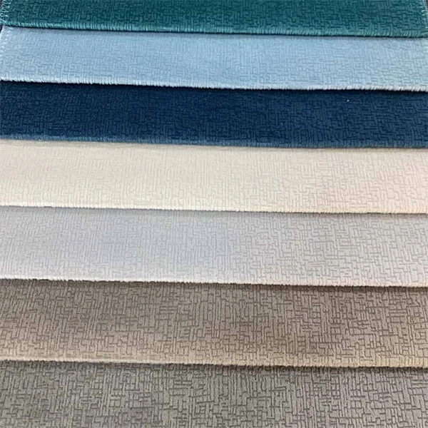 प्लेन सॉलिड सेनिल सोफा फॅब्रिक