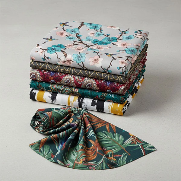 पॉलिस्टर व्हिस्कोस मुद्रित अस्तर फॅब्रिक पॉलिस्टर व्हिस्कोस मुद्रित अस्तर फॅब्रिक