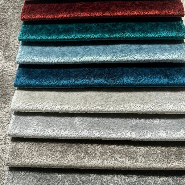 चमकदार मखमली सोफा फॅब्रिक