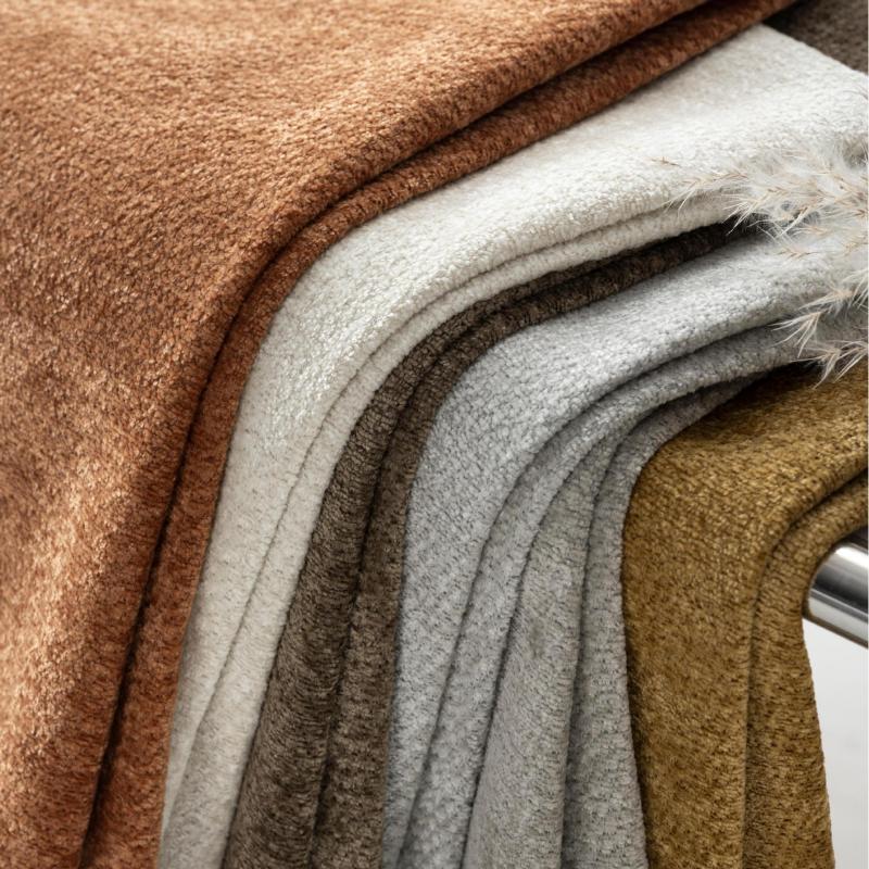 स्नोफ्लेक फ्लीस सेनिल कर्टन फॅब्रिक